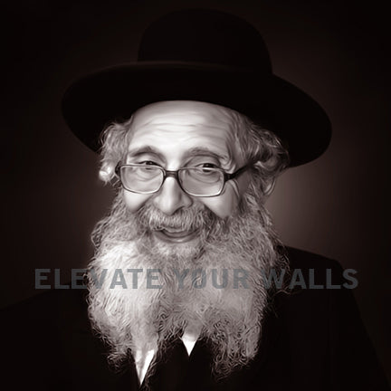 R Nosson Tzvi Finkel Acrylic