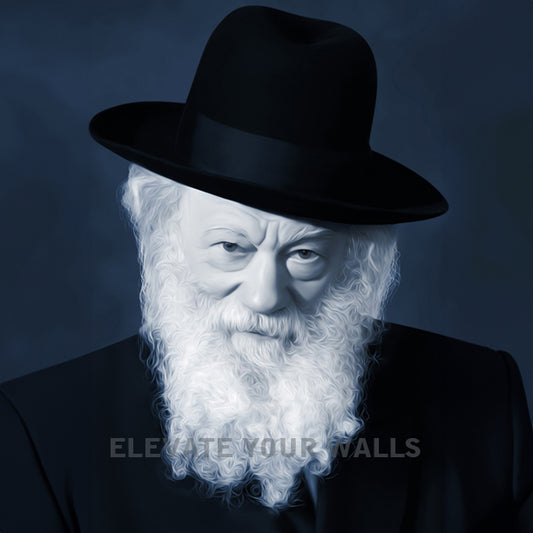 R Shmuel Birenbaum acrylic