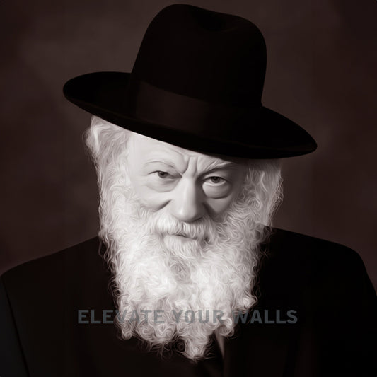 R Shmuel Birenbaum acrylic